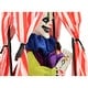 preview thumbnail 9 of 12, Haunted Hill Farm Animatronic Hanging Clown with Lights and Sound, Indoor or Covered Outdoor Halloween Decoration