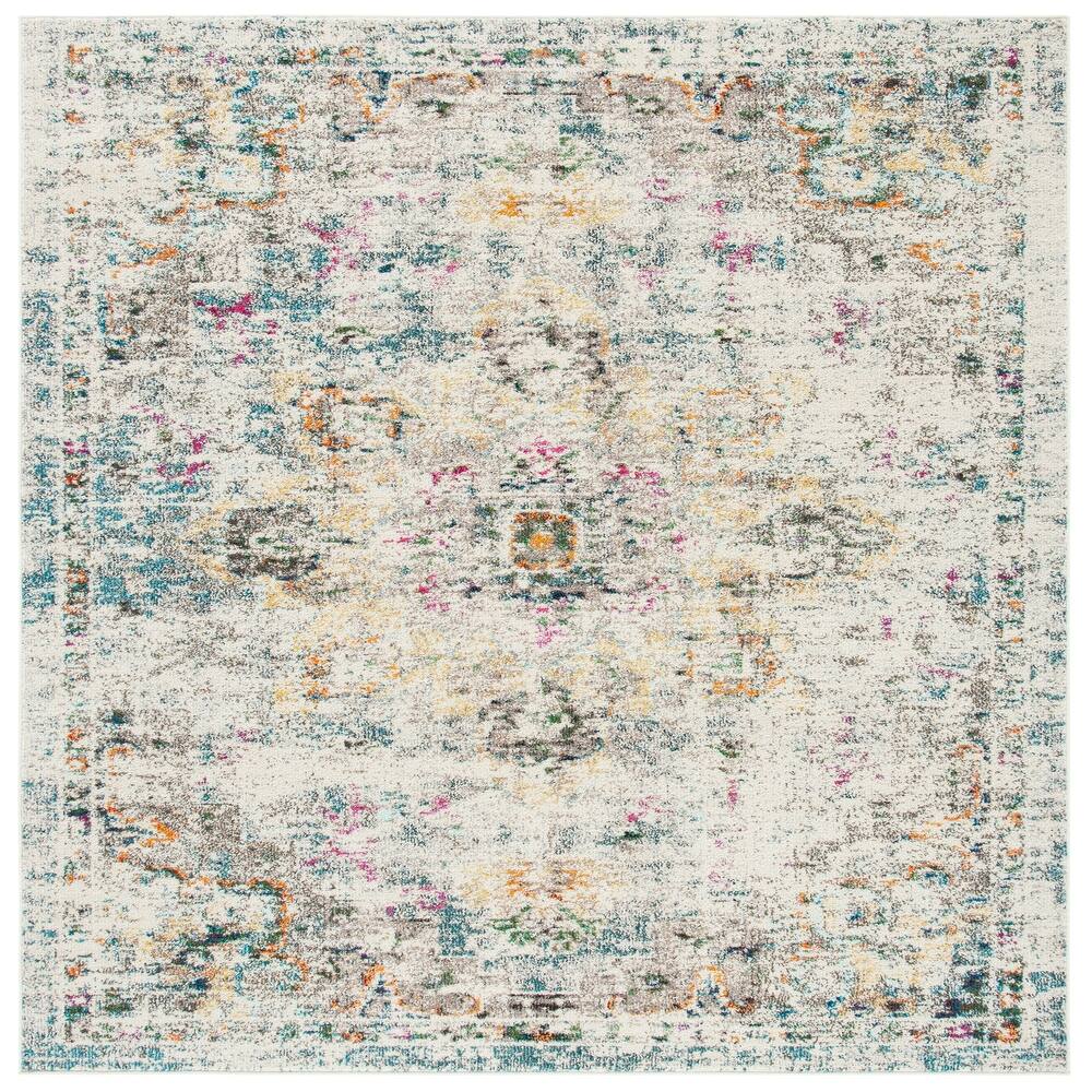 SAFAVIEH Madison Katelijne Boho Medallion Distressed Area Rug