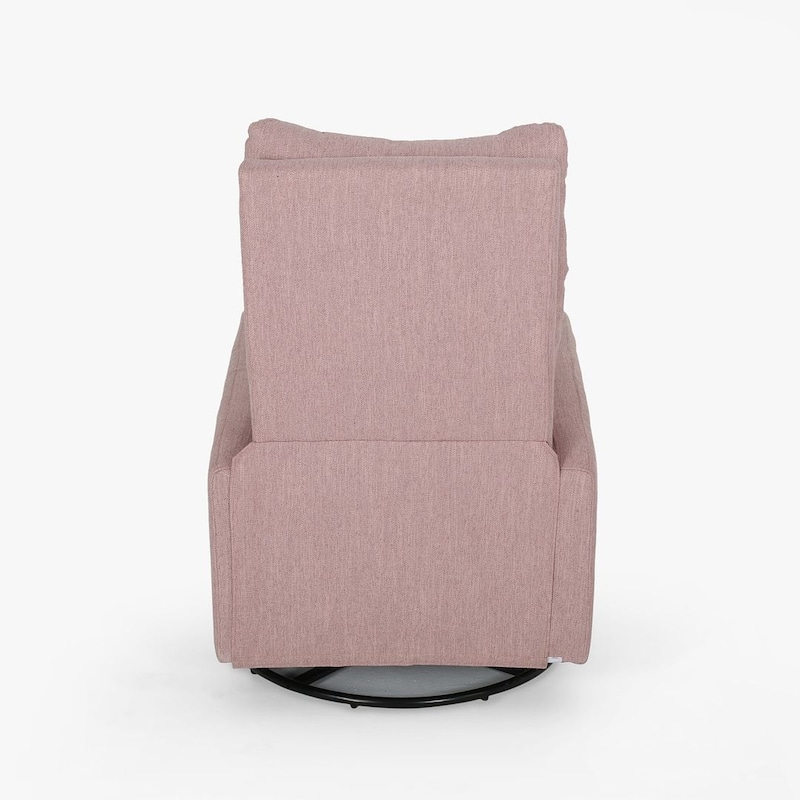 Modern Fabric Glider Swivel Recliner Chair by Christopher Knight Home