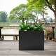 preview thumbnail 39 of 49, Dovelina Modern Metal Rectangular Planter- Elevate Your Space, Indoors & Outdoors