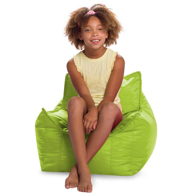 Bean Bag Chair for Kids, Teens and Adults, Comfy Chairs for your Room - Newport Chair - Lime Green
