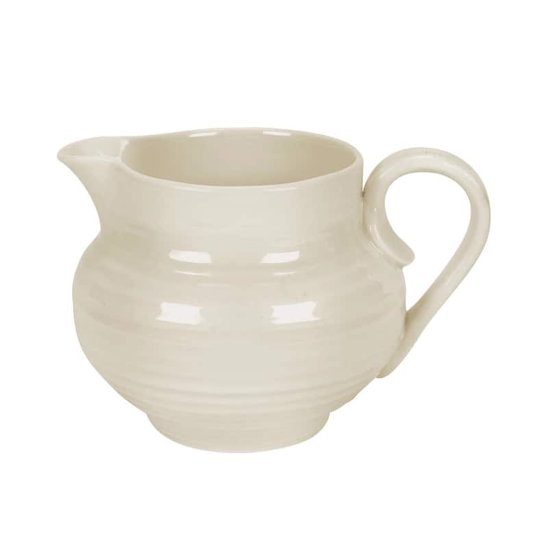 Portmeirion Sophie Conran Cream Jug - 10 oz. - Pebble