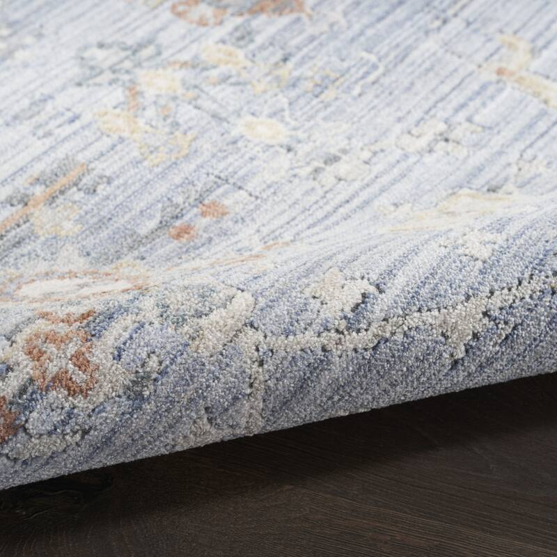 Niju Power Loomed Distressed with Fringe Area Rug By HomeRoots - 8' Runner