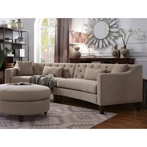Copper Grove Brezovo Curved Sectional