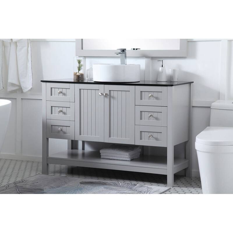 Elegant Lighting VF16248 Ralph 48" Free Standing Single Basin Vanity
