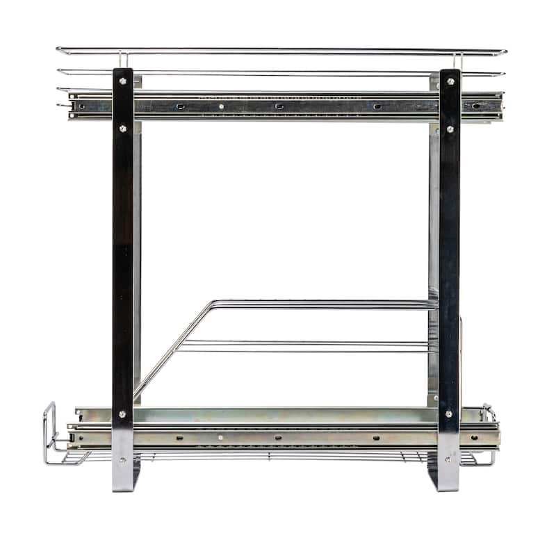 Household Essentials Chrome-Plated Steel Storage Organizer