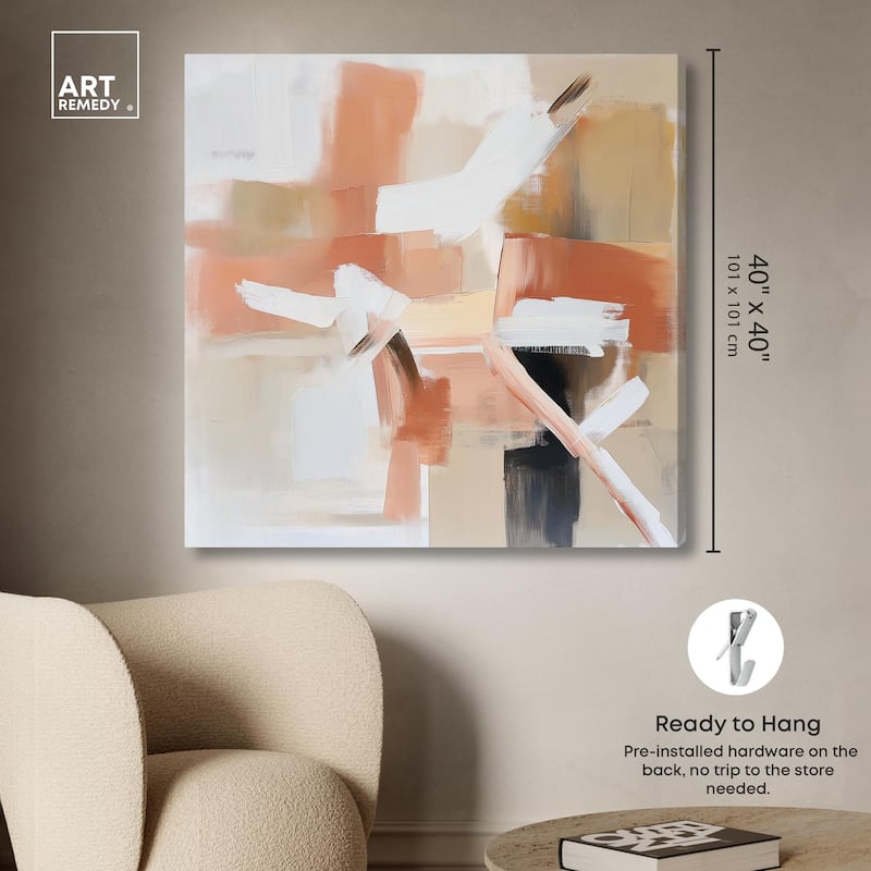 Rose and Rust II Canvas by Art Remedy, Gallery Wrapped
