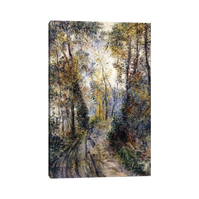 iCanvas "The Forest Path, 1871 " by Pierre-Auguste Renoir Canvas Print