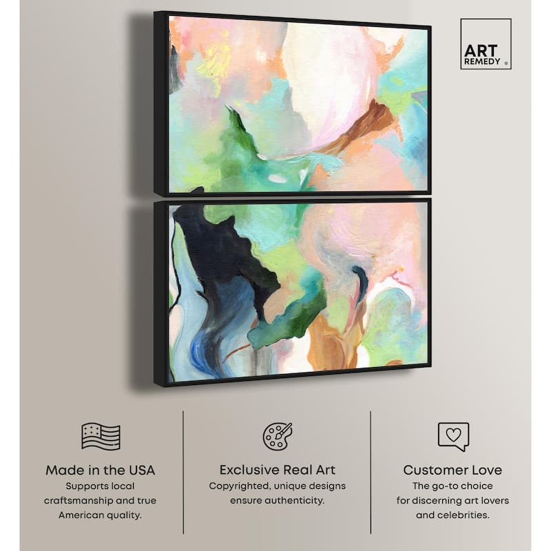 The Dreamer part II Canvas Set of 2 by Art Remedy