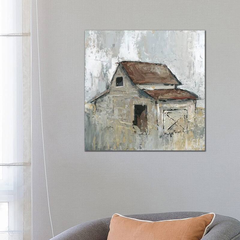 iCanvas "Barn At Midday" by Carol Robinson Canvas Print - 26x26x1.5