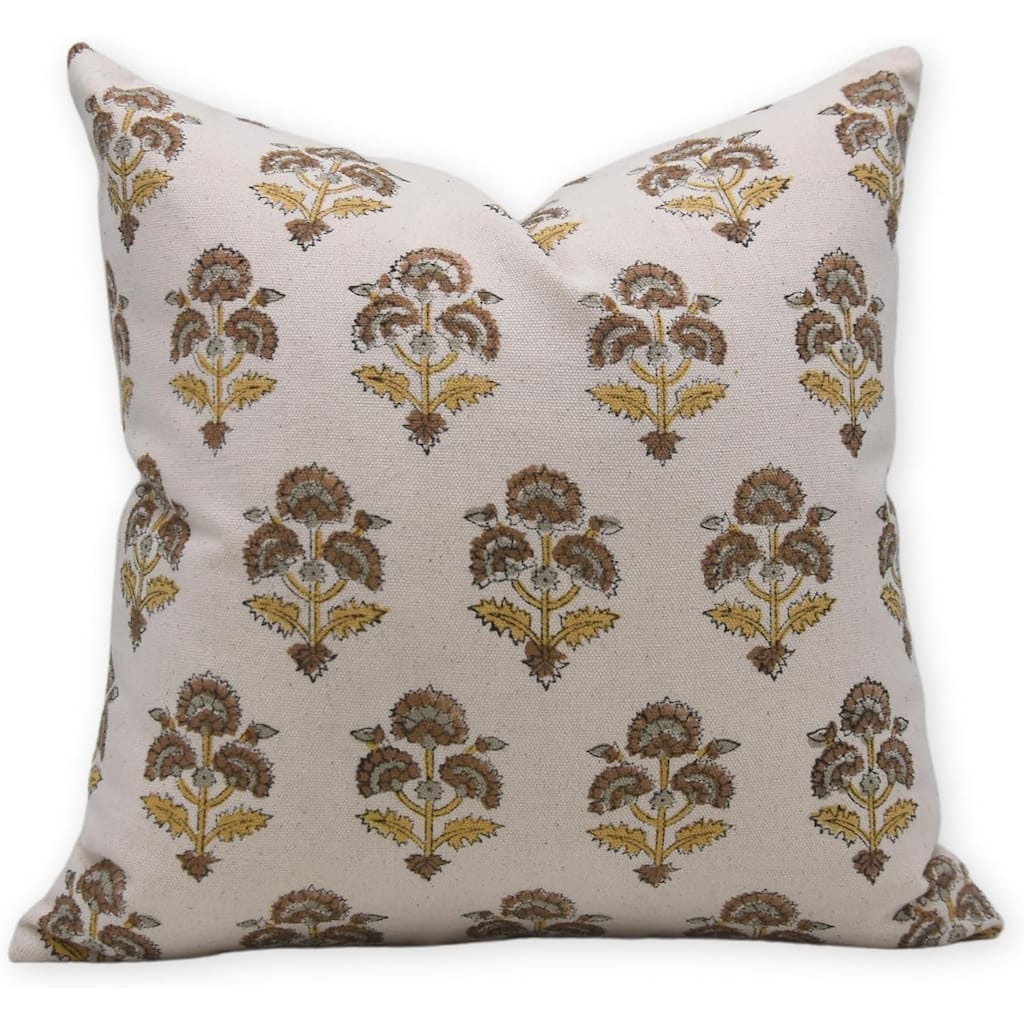Fabdivine Cotton Decorative Block print pillow Cover