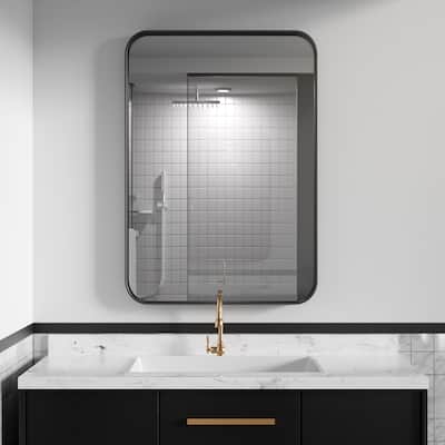 Modern Wall Mirrors Bathroom Mirrors Vanity Mirrors with Iron Framed for Multi Scenes(1 Piece)