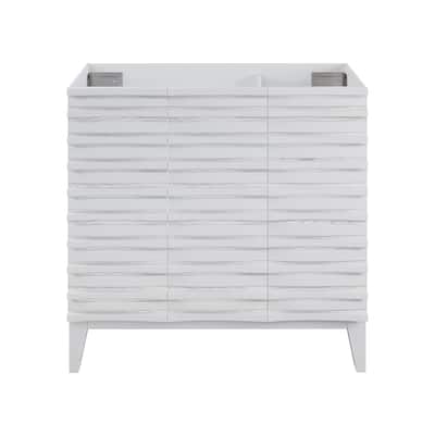 Cascade 36'' Bathroom Vanity In White - Cabinet