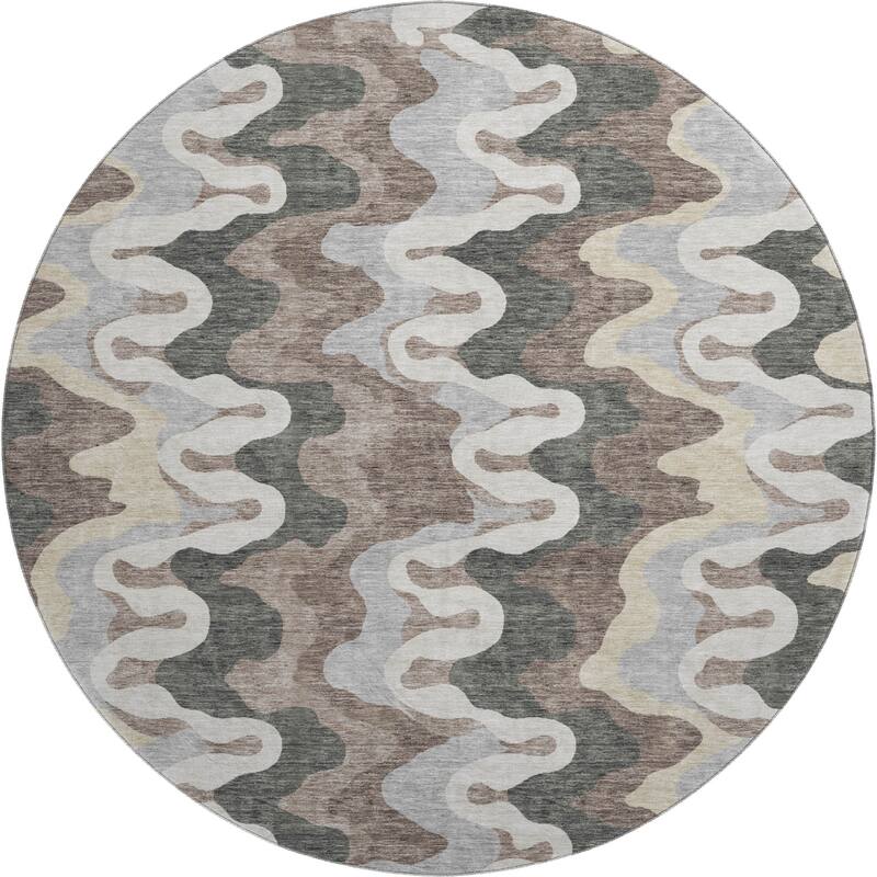 Premium Washable Super Soft Abstract Stripes Mayfield Rug