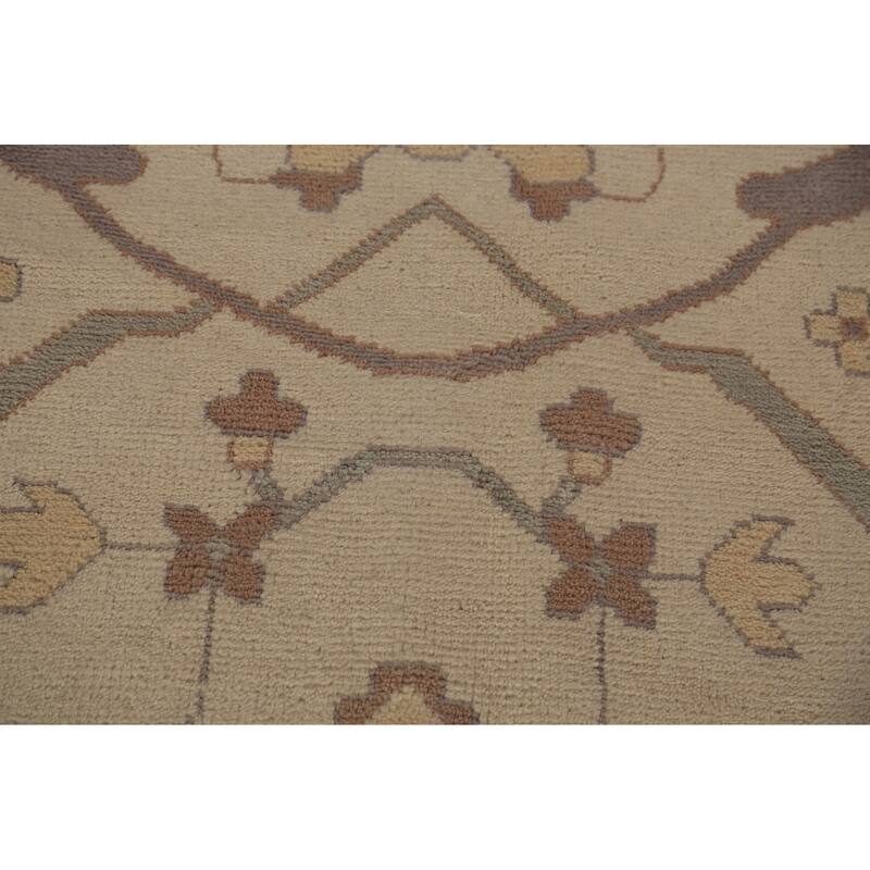 Palace Size Oushak Oriental Large Rug Handmade Wool Carpet - 12'3"x 14'0"