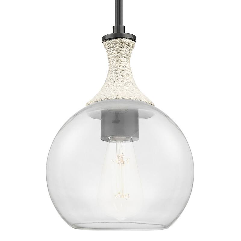 Innovations Lighting 415-1SR-G122-8 Astor 8" Wide Rope Detailed Mini - Matte Black