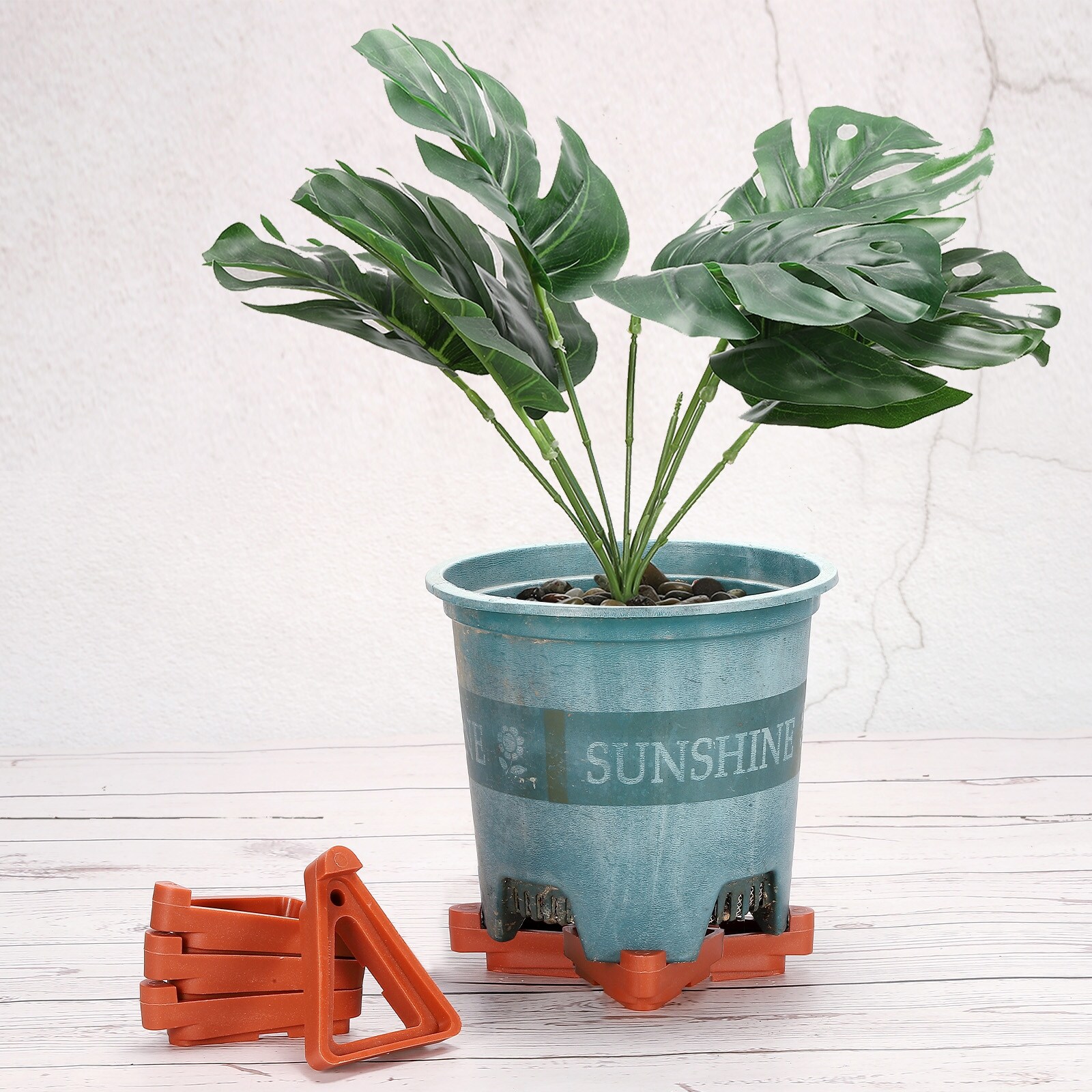 Plant Pot Feet, 36pcs Plastic Invisible Flower Pot Risers, Terracotta - Bed  Bath & Beyond - 39077015