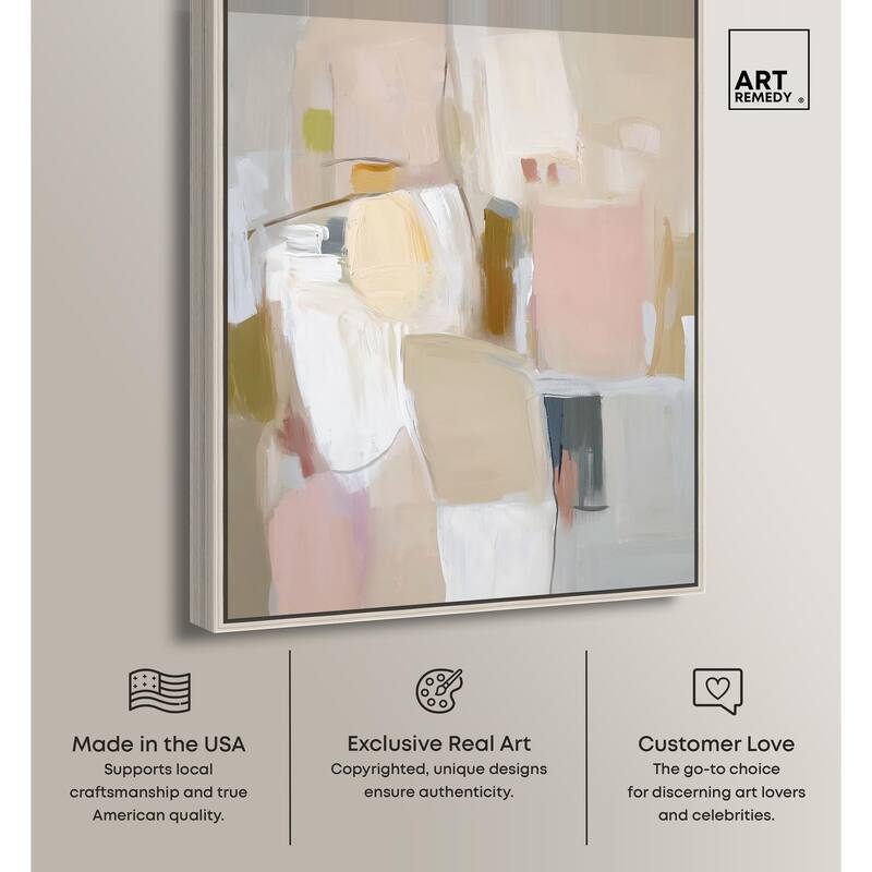Apricot Cream II Canvas by Art Remedy