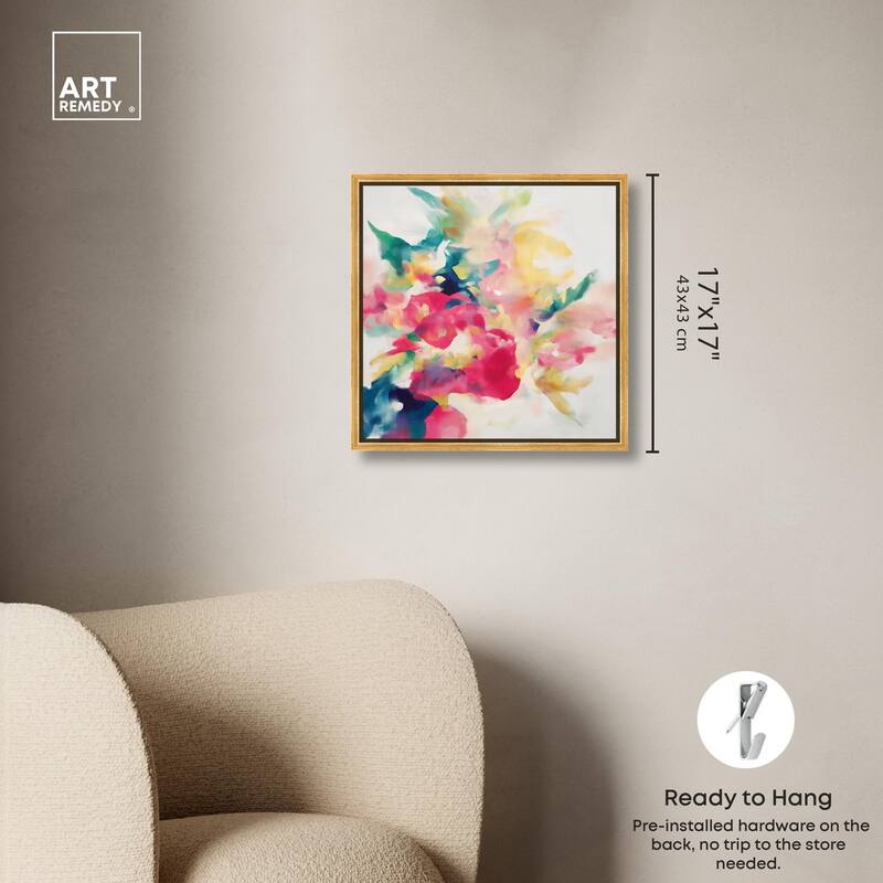 Essence of a Flower II Canvas by Art Remedy