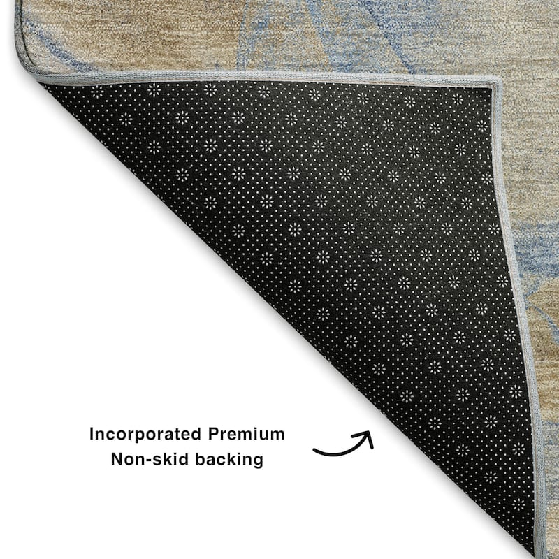 Premium Washable Super Soft Abstract Watercolor Mayfield Rug
