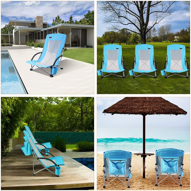 High Back Folding Beach Chair