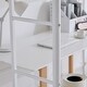 preview thumbnail 44 of 43, Twin Size Metal Loft Bed With Safety Guardrails & 2 Built-In Ladders, Loft Bunk Bed Frame For Teens Juniors Adults