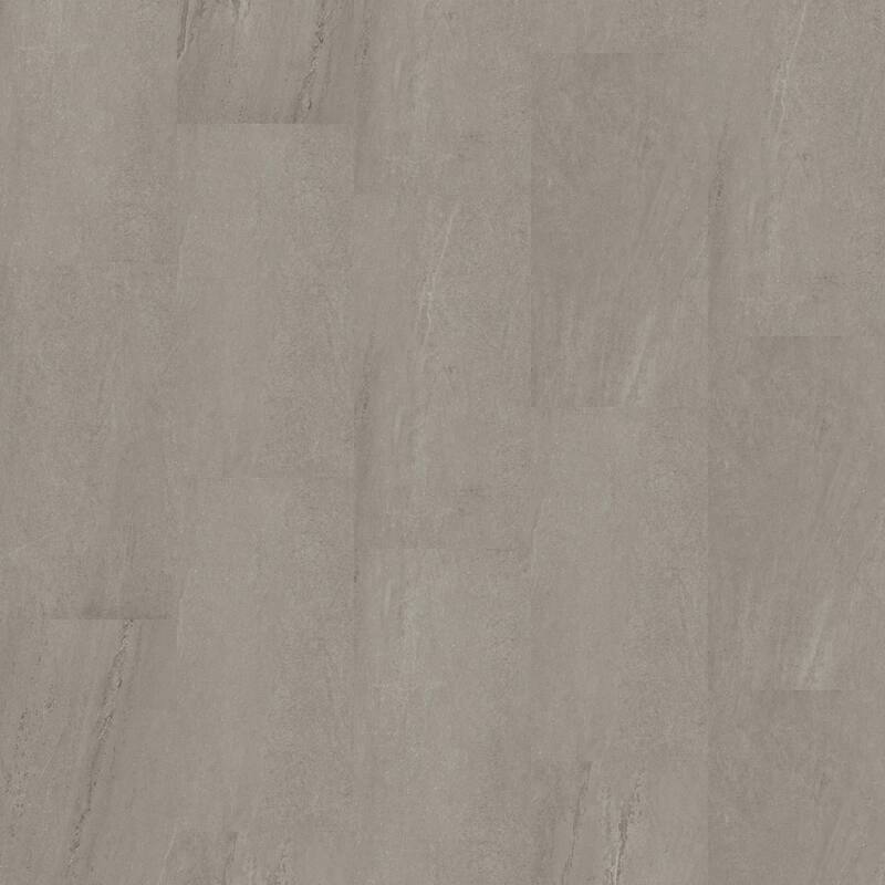 Shaw 5680V Obelisk Glue DN 12" x 24" Embossed Vinyl Flooring with - Gray Slate