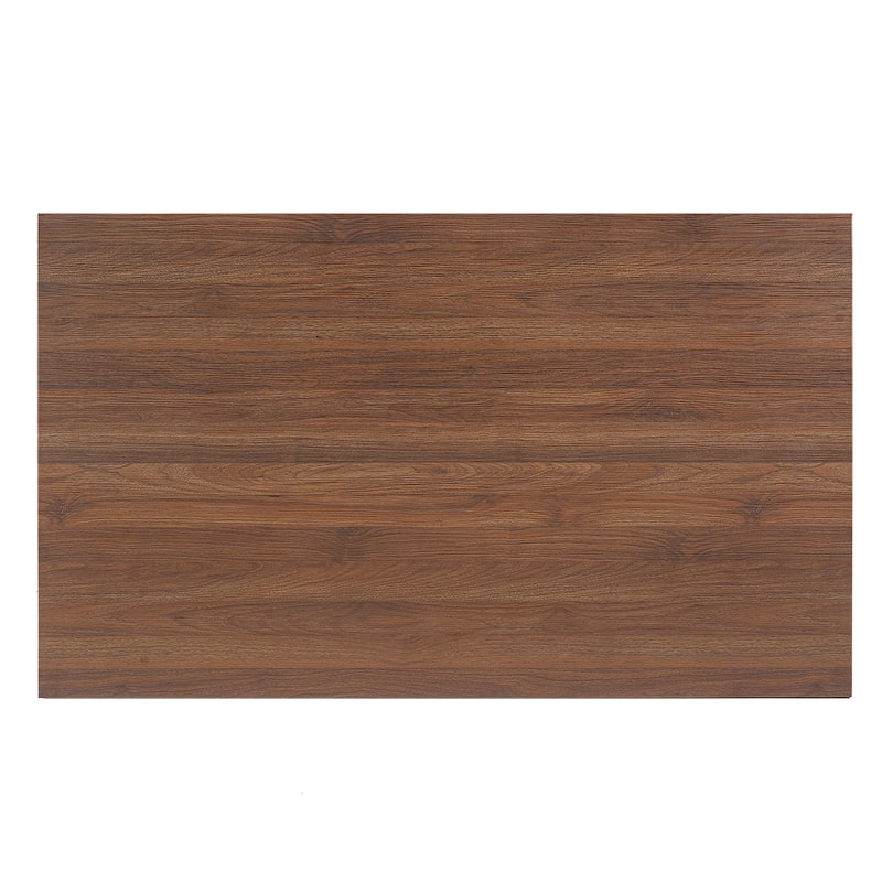 6 Piece Solid Wood Dining Table Set with Rectangle Dining Table, 4 Upholstered Chairs and 1 Bench for Dining Room