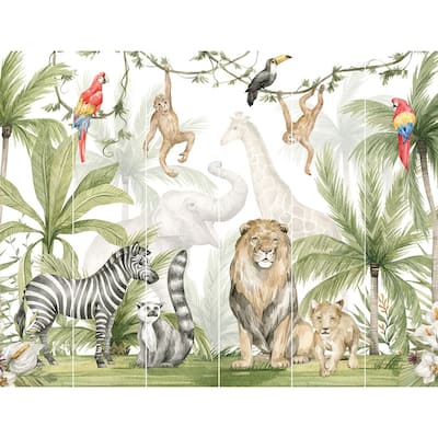 Jungle Safari Wall Mural