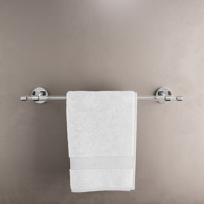Verre 24" Acrylic Towel Bar In Chrome