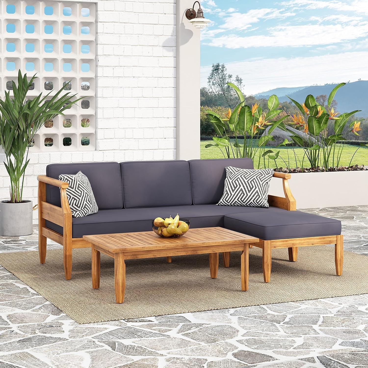 Melville 3 cheapest Piece Outdoor