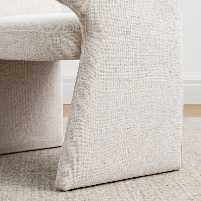 Upholstered Fabric Dining Armchair (Set of 2)