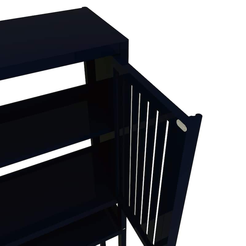 Toilet storage rack, independent bathroom, laundry room, space saving,Black