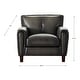 preview thumbnail 5 of 5, Hydeline Weldon Top Grain Leather Sofa Set, Sofa and Loveseat
