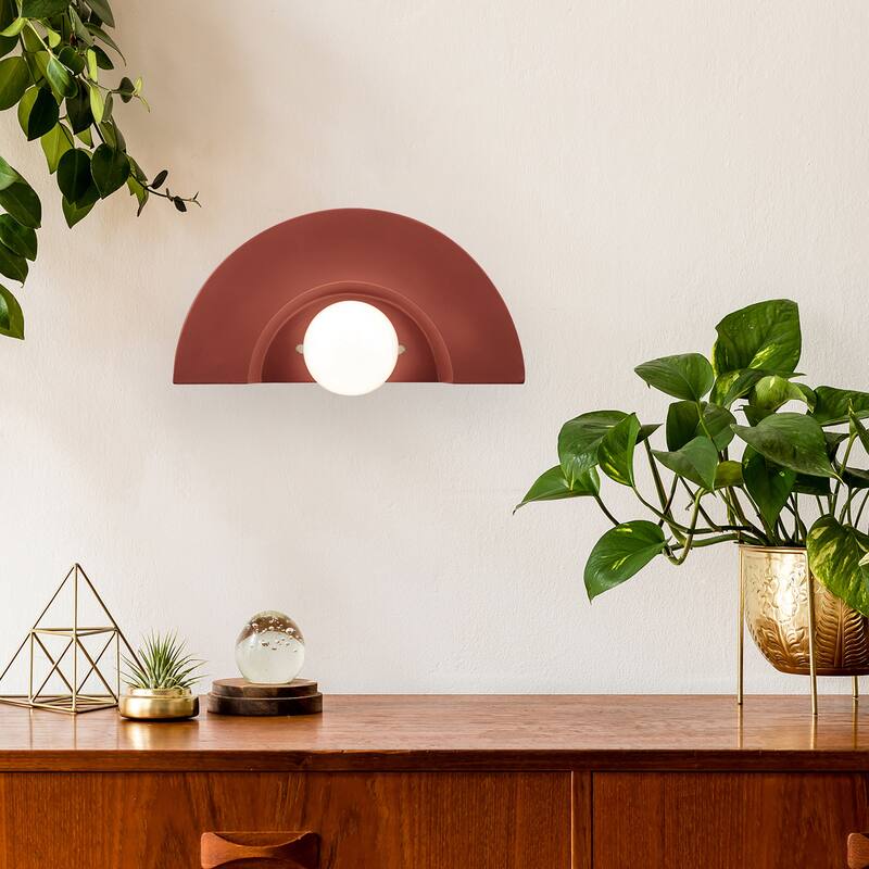 Ceramic Crescent Wall Sconce