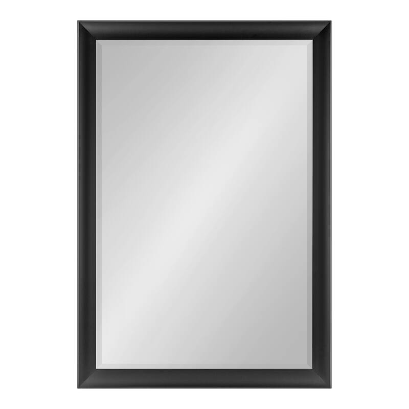 Kate and Laurel Scoop Framed Beveled Wall Mirror