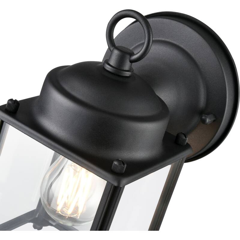 Millennium Lighting 210001 8" Tall Outdoor Wall Sconce with Clear