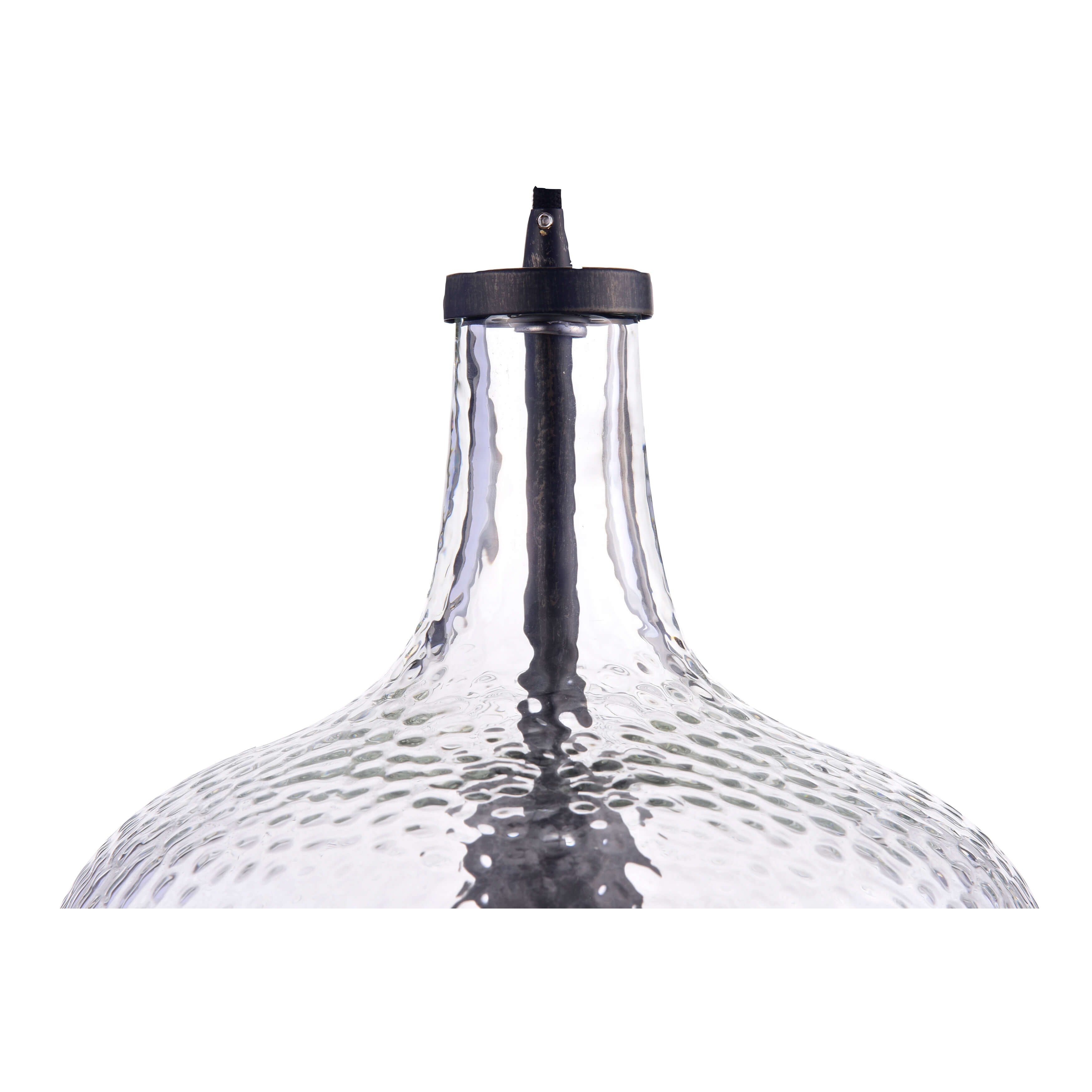 Belinda Antique Black Mouth-blown Large Glass Pendant ...
