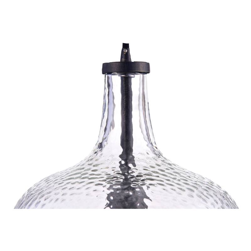Belinda Antique Black Mouth-blown Large Glass Pendant Chandelier