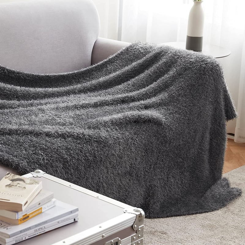 Cozy Potato® Crazy Messy Plush Throw Blanket