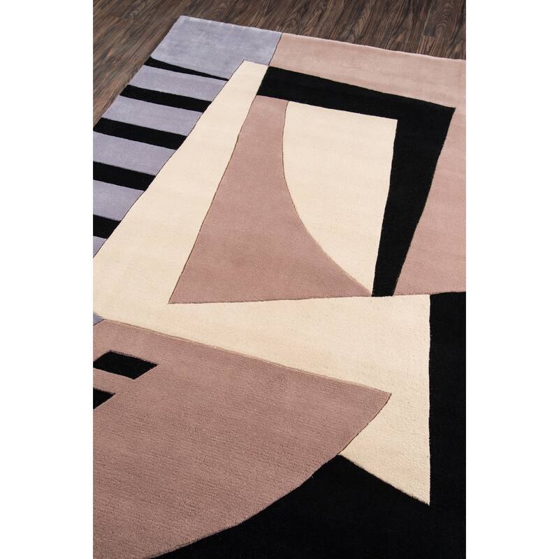 Momeni New Wave Hand Tufted New Zealand Wool Contemporary Geometric Area Rug