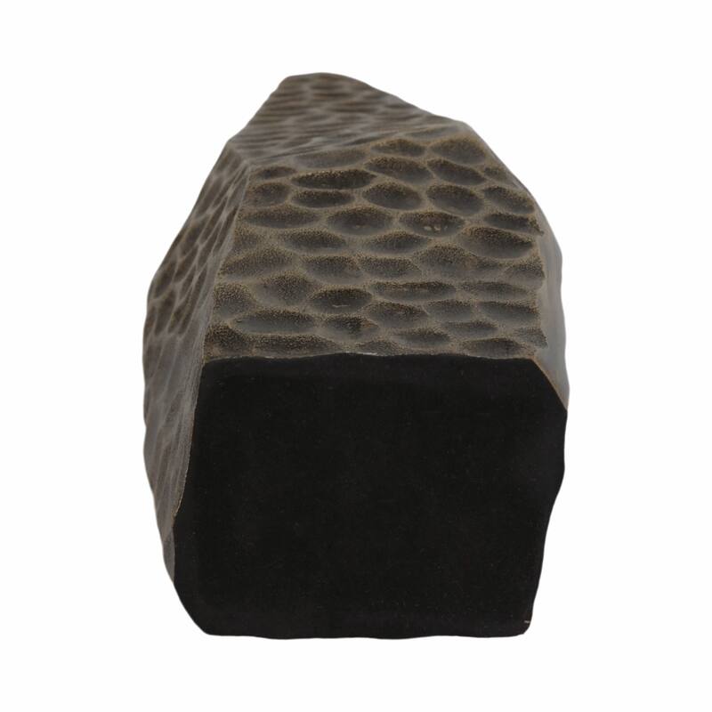 Aluminum Metal Balaz Asymmetrical Sculpted Vase