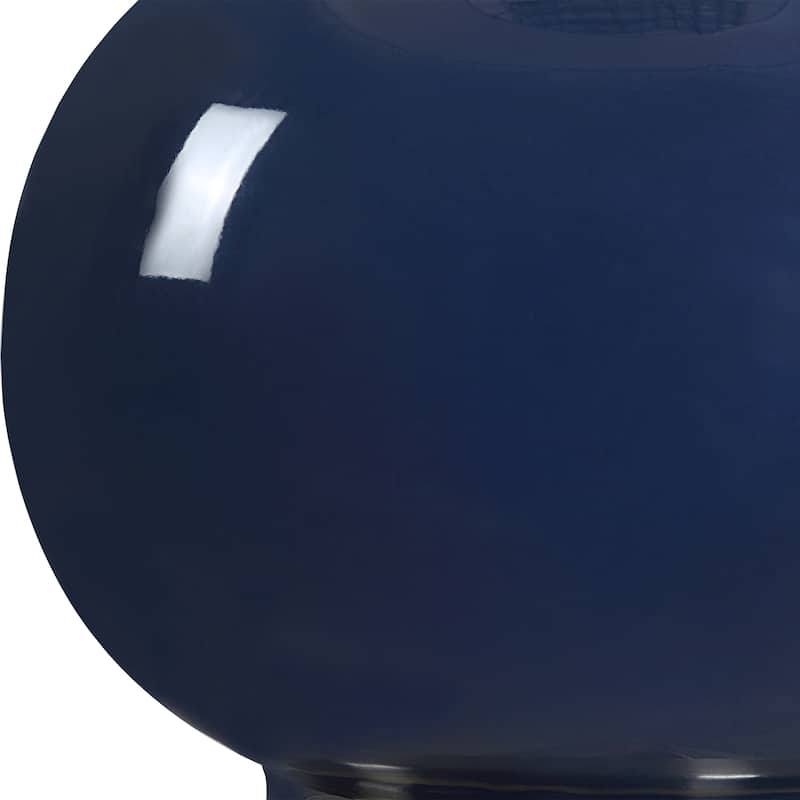 Strick & Bolton Ceramic Glazed Metal Table Lamp