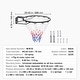 preview thumbnail 21 of 19, Basketball Rim, Wall Door Mounted Basketball Hoop, Heavy Duty Q235 Basketball Flex Rim Goal Replacement with Net
