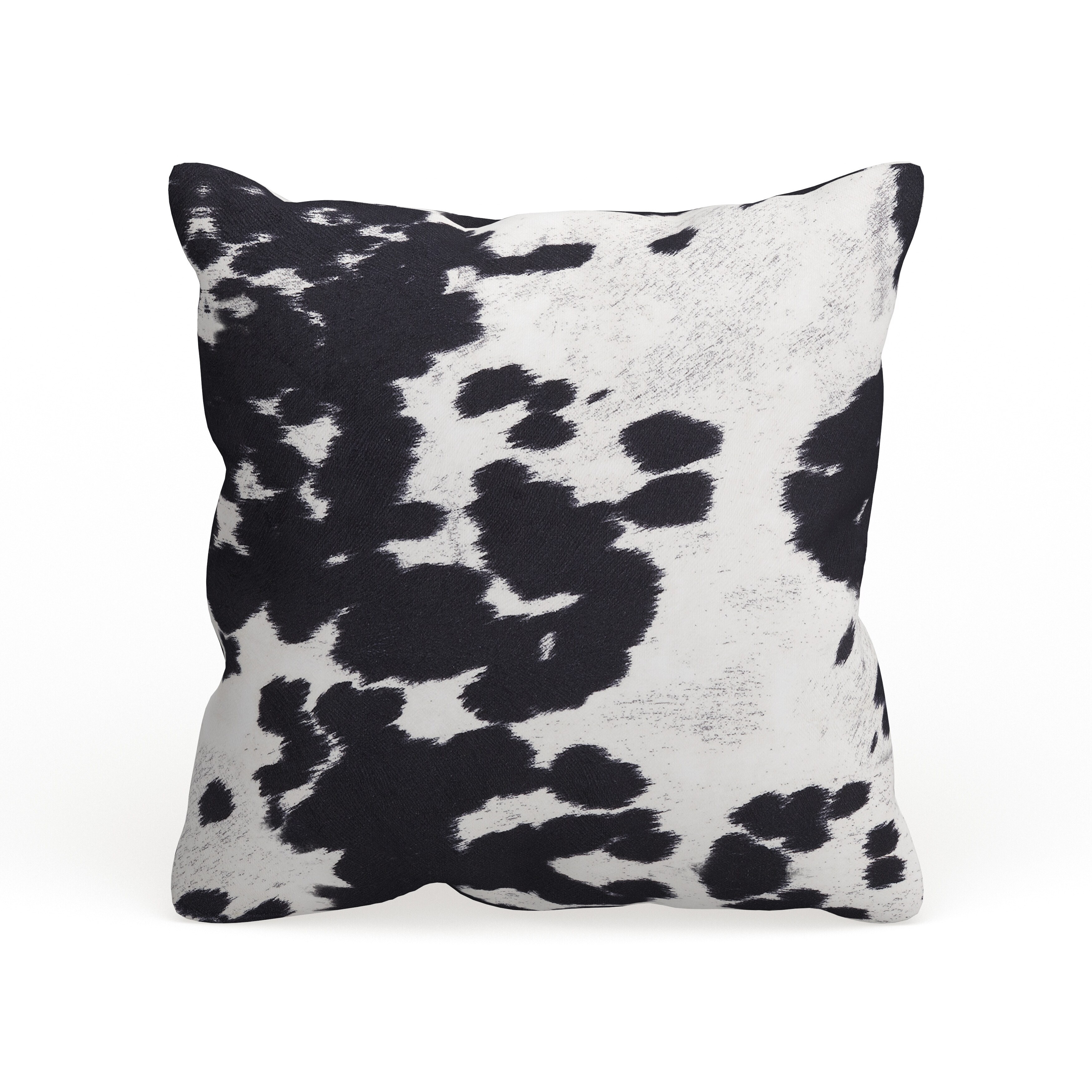 cowhide print pillows