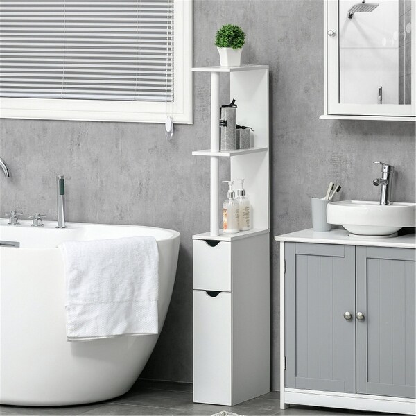 Grey bathroom storage cabinet sale