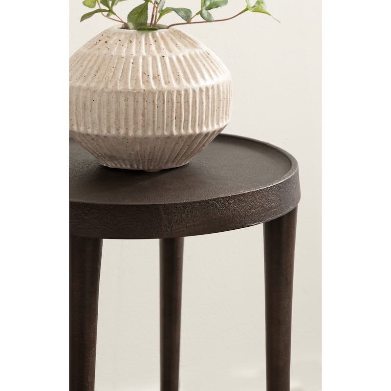 Kate and Laurel Rava Metal Drink Table