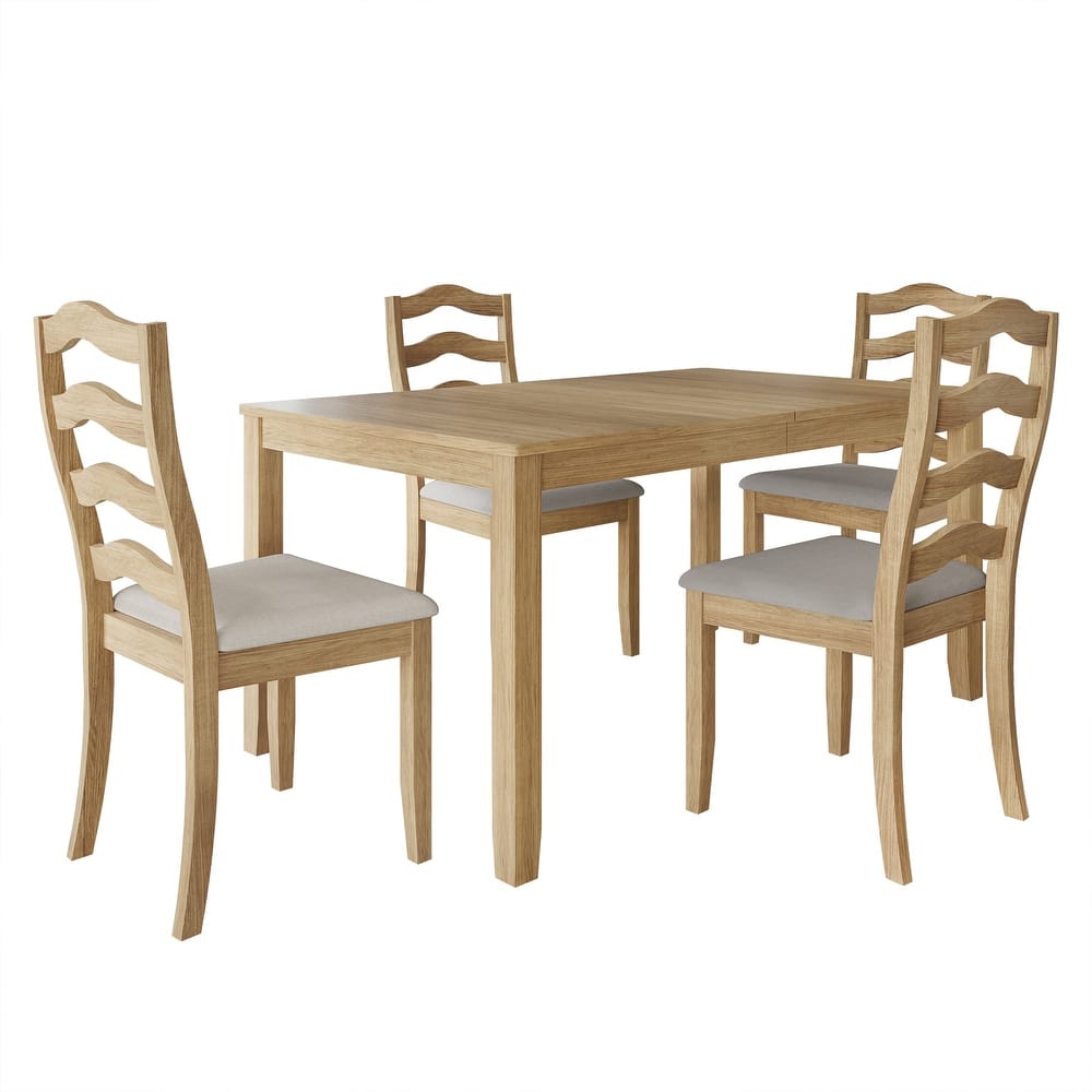 CraftPorch Sophistique 5-piece Wooden Dining Set
