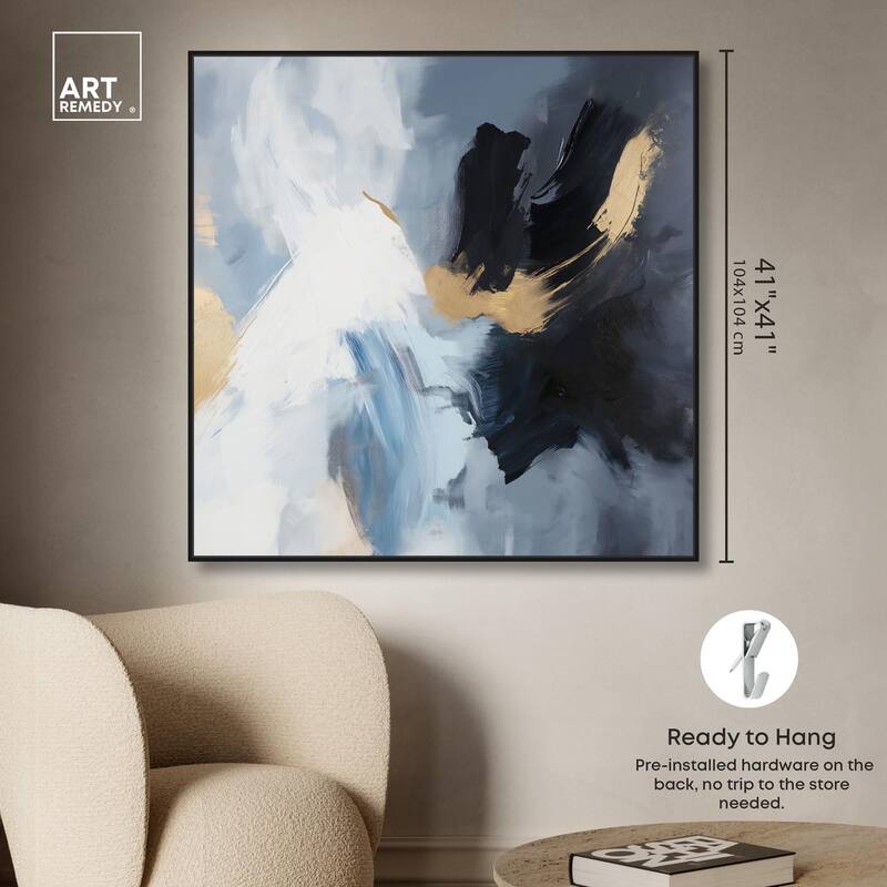 Turbulence I Canvas by Art Remedy