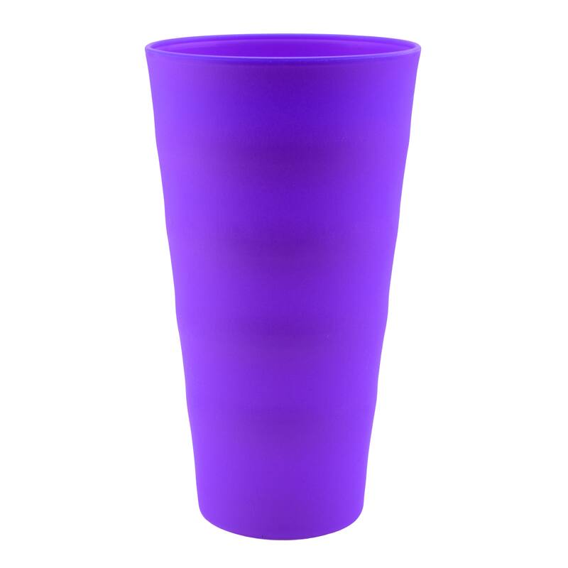 Break-Resistant Plastic Cups 18oz, Reusable Design